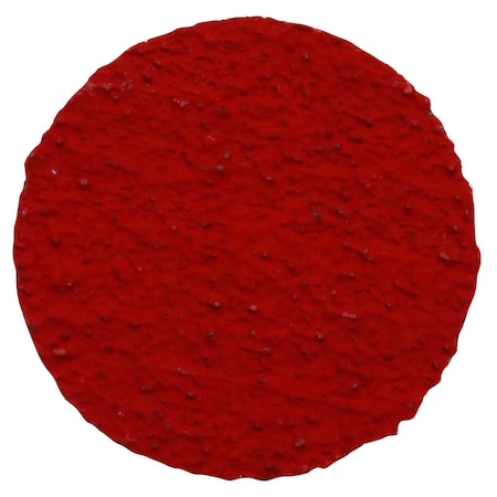 2 Red Ceramic Cloth Back Grinding Discs Rolock 36 Grit - 25 Pk